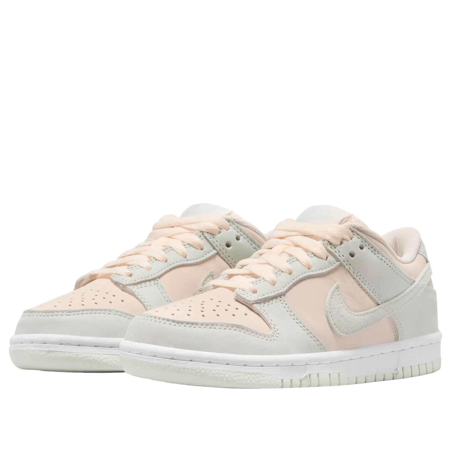 Кроссовки Nike Dunk Low Suede 'Chalk Barely Green' IH4574-100, зеленый — фото 4