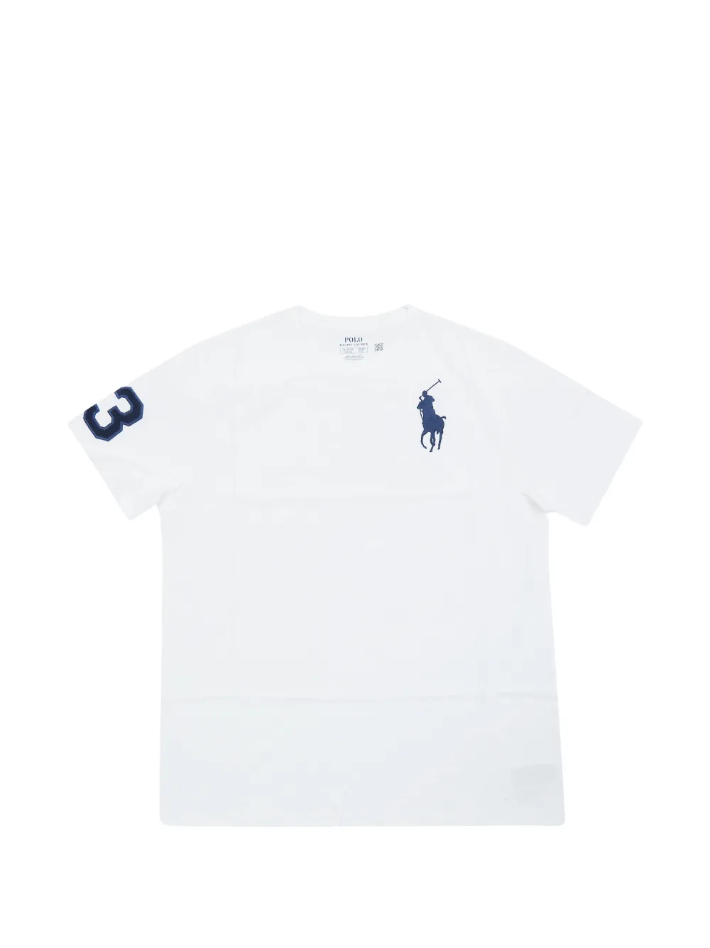 

Футболка с нашивкой в виде числа Polo Ralph Lauren Kids, белый