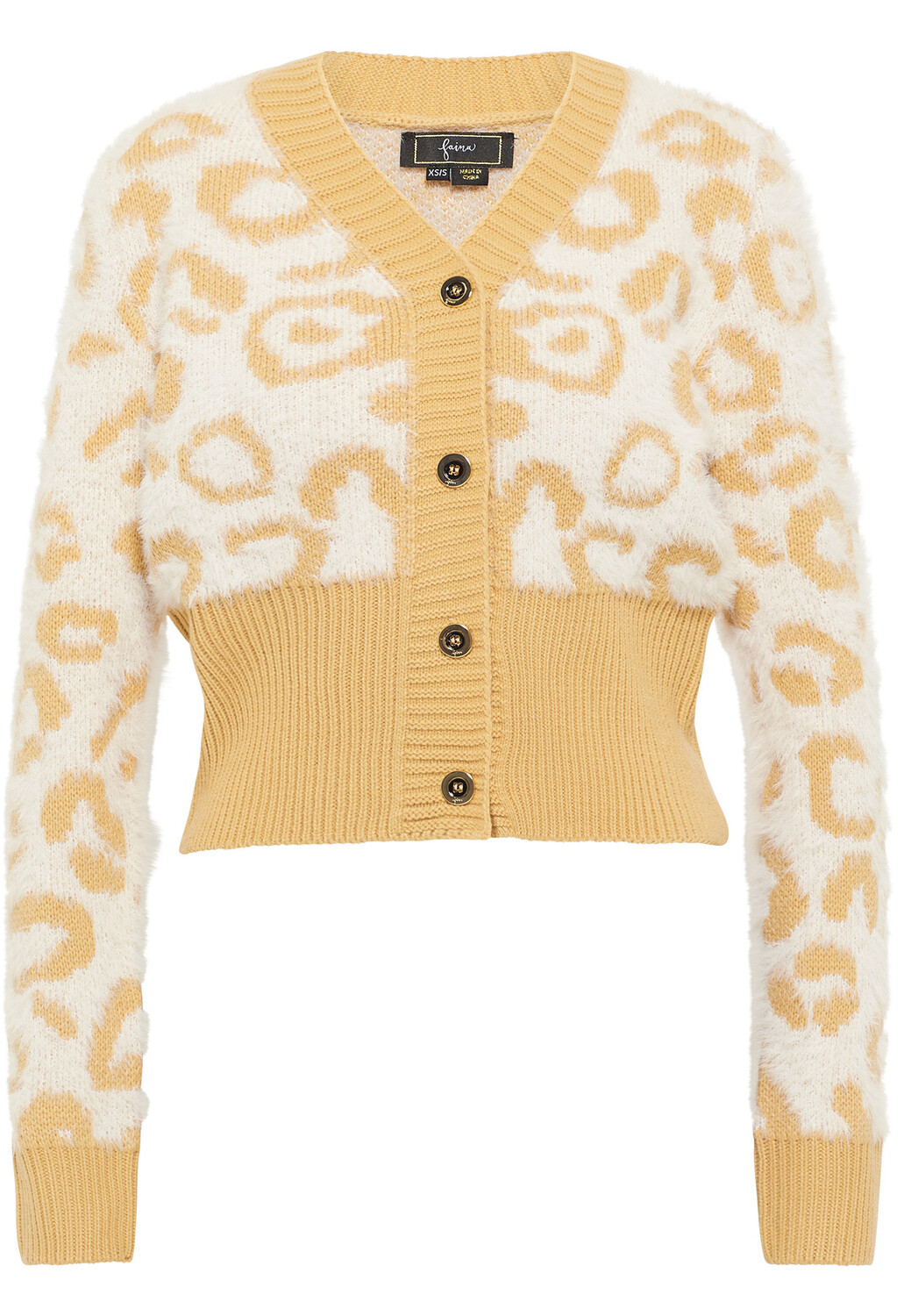 

Толстовка faina Strickjacke, цвет Wollweiss Hellkamel