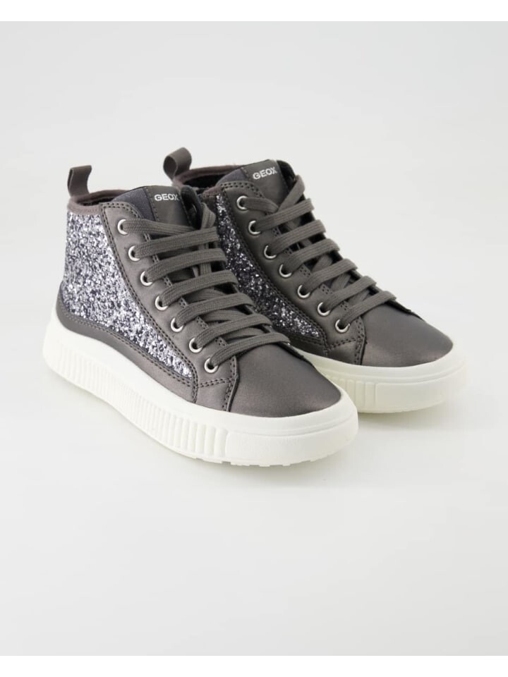 Элегантные туфли на шнуровке Geox Schnürstiefel, серебряный