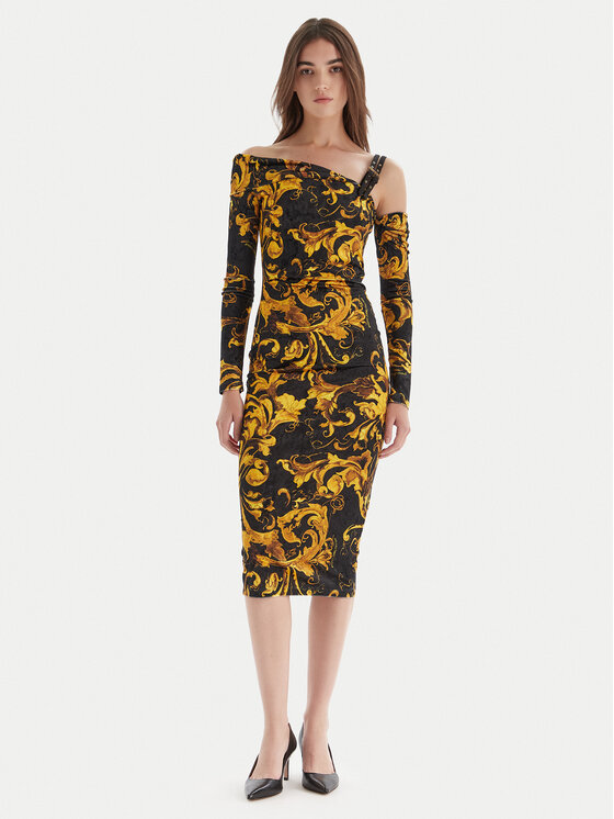 

Коктейльное платье slim fit 79HAO974 JS508 Versace Jeans Couture, черный