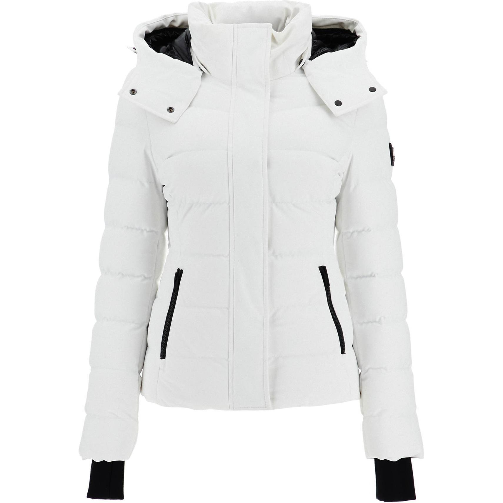 

Moose Knuckles Бетта Куртка с капюшоном из овчины, White