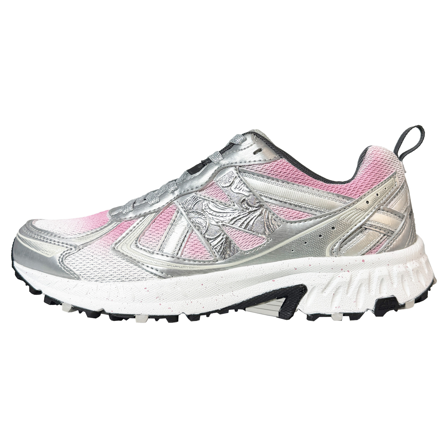 

New Balance NB 410 V5 устойчивые к истиранию низкие кроссовки Unisex Silver Pink
