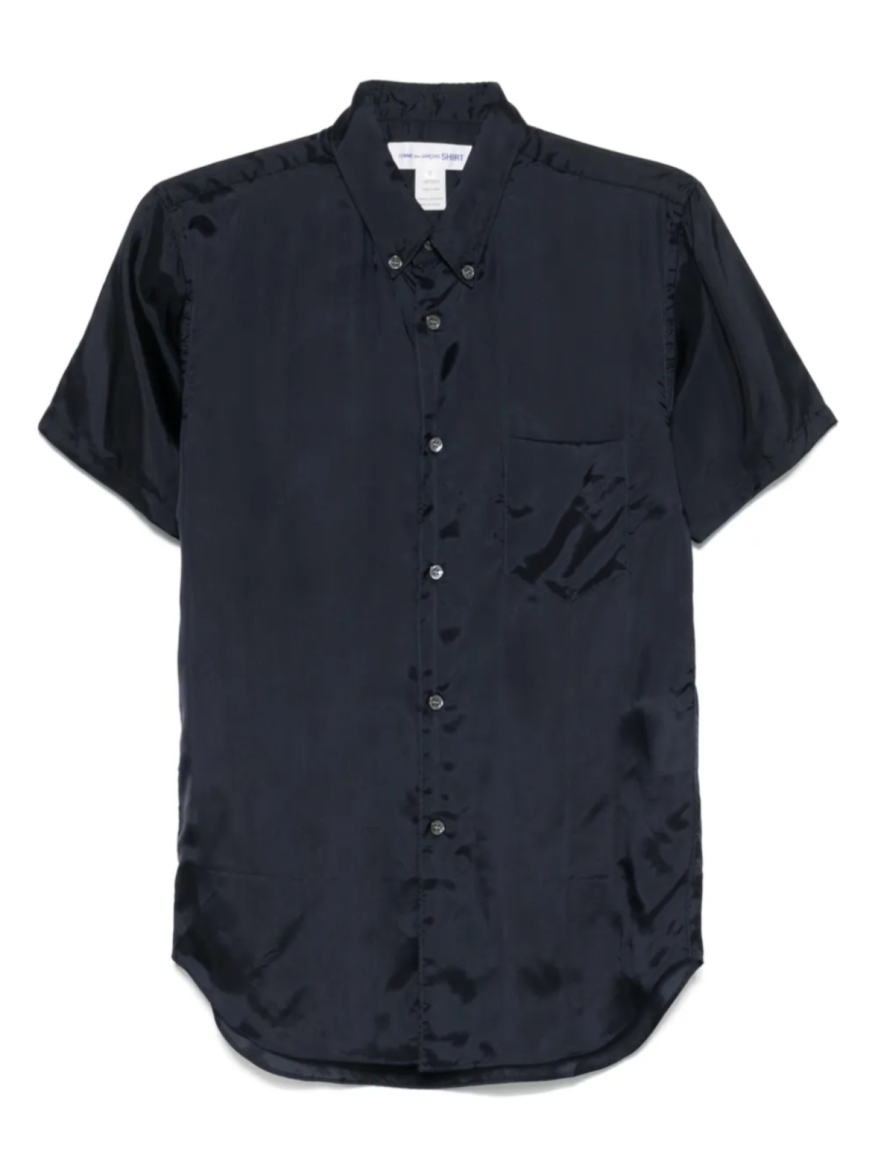 

Атласная рубашка Comme Des Garçons Shirt, синий