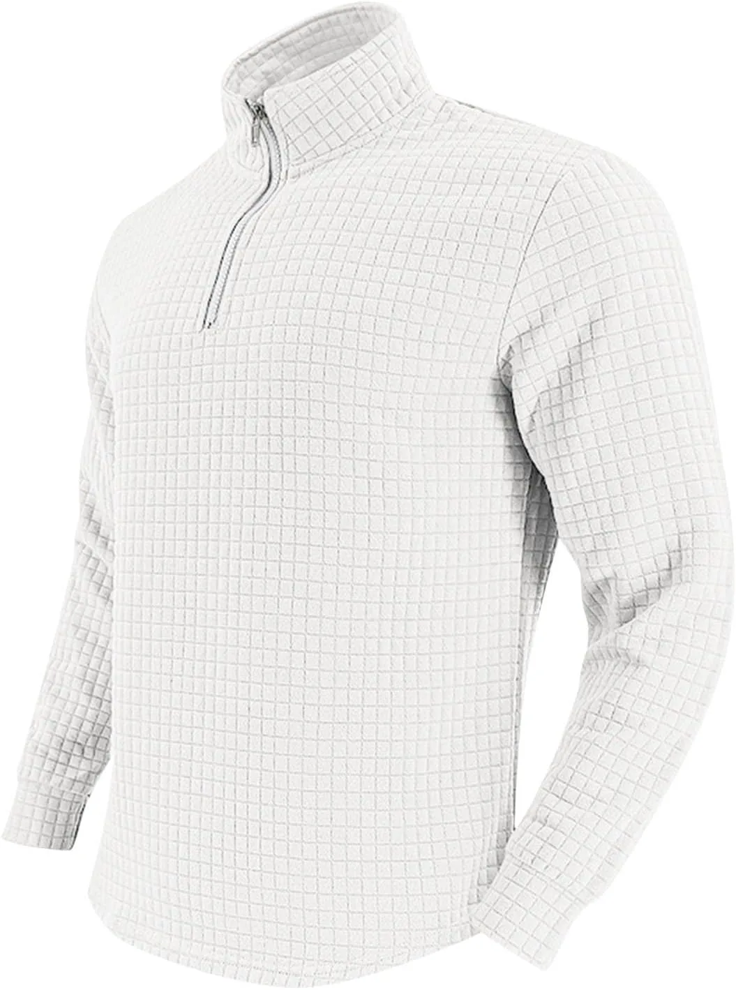 

Мужская футболка-поло с воротником-стойкой и длинными рукавами