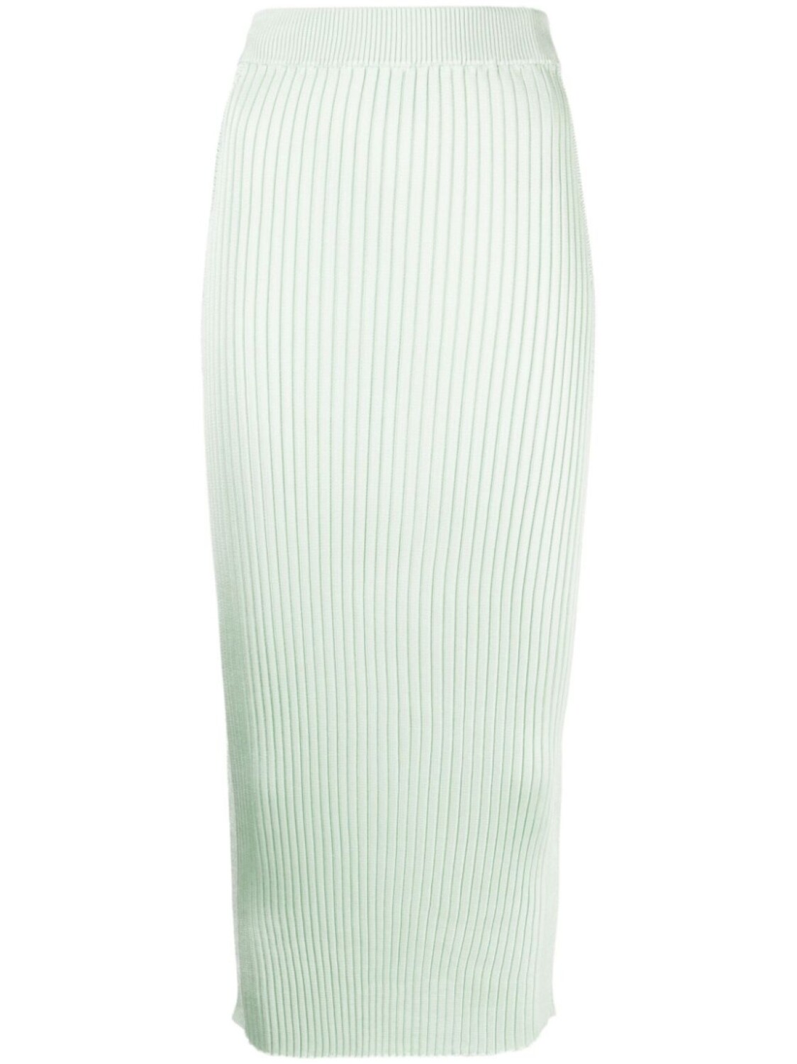 

Jil Sander юбка миди в рубчик, зеленый