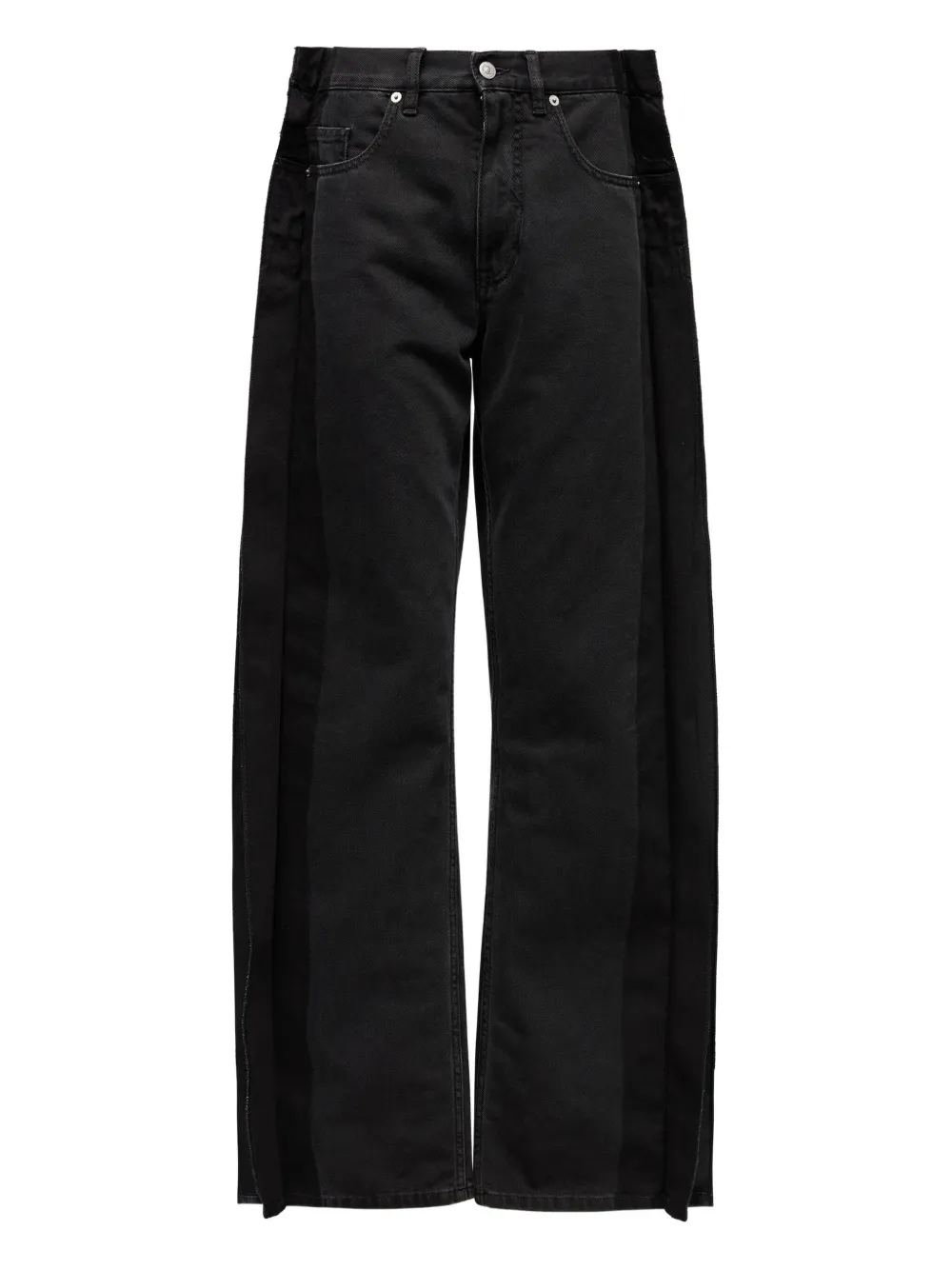 

Брюки с разрезами Mm6 Maison Margiela, черный