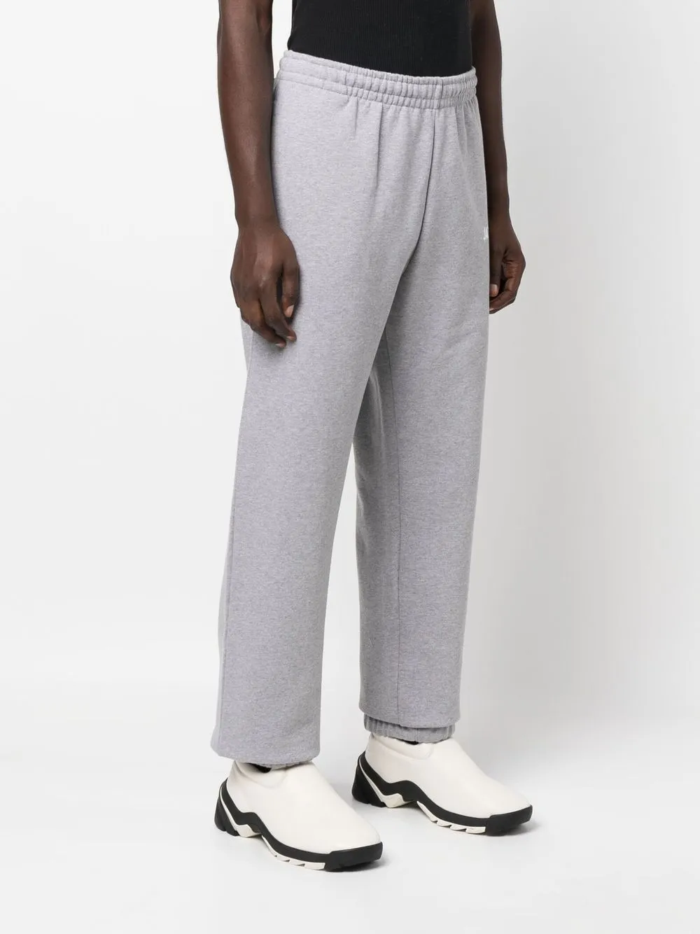 Спортивные брюки из органического хлопка с логотипом JACQUEMUS, серый — фото 3