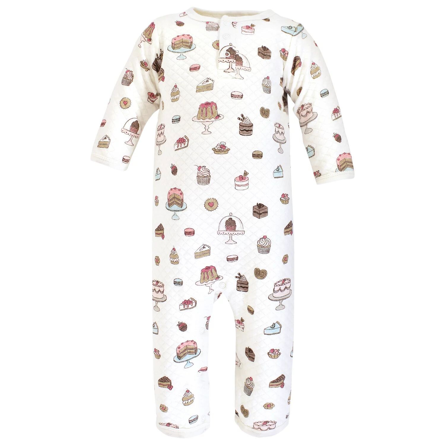 Комплект комбинезонов Hudson Sweet Bakery Baby, 2 предмета, белый/розовый — фото 2
