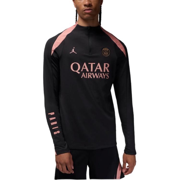 

Футболка Paris Saint-Germain Dri-FIT футбольная третья форма FW24 мужская черная Jordan