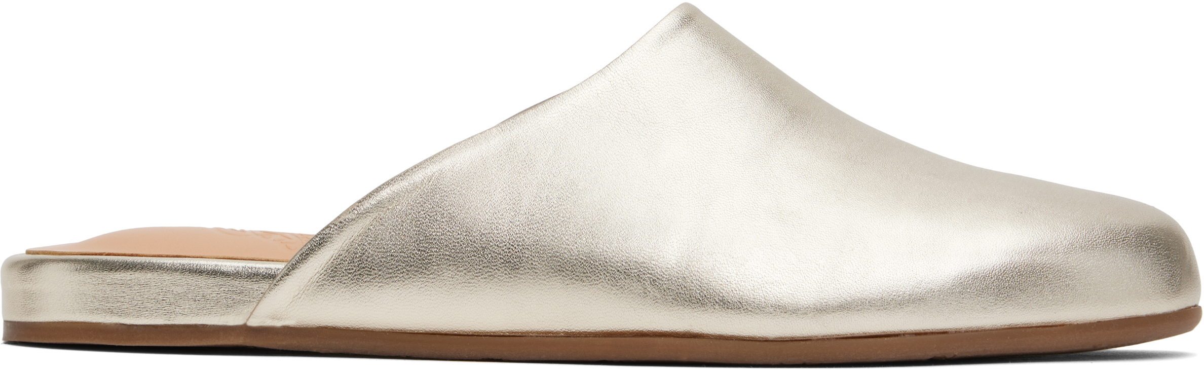 Золотые мюли «The Slipper» Ancient Greek Sandals