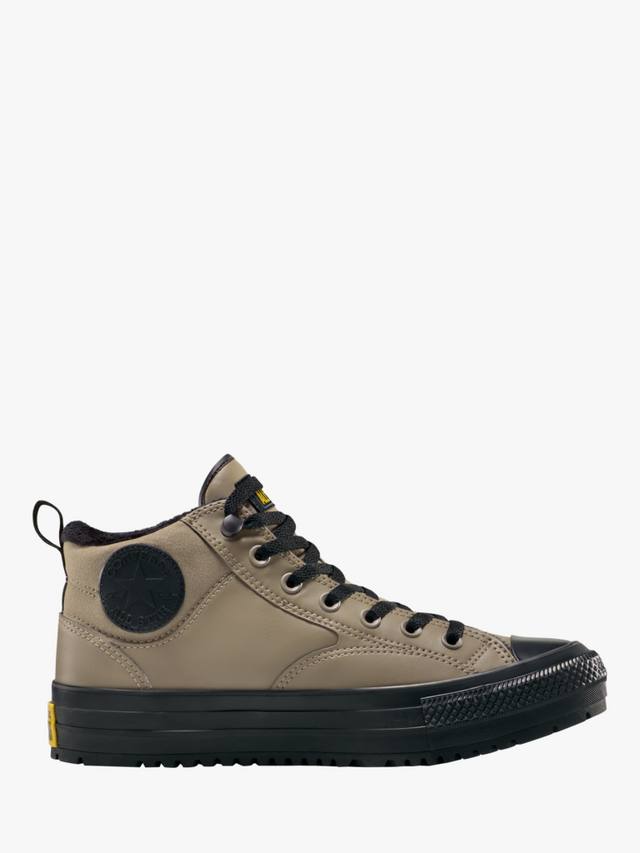 

Chuck Taylor All Star Malden Street кожаные шнурованные кроссовки Converse, Taupe/Black