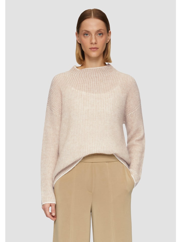 

Пуловер s.Oliver BLACK LABEL Strickpullover langarm, коричневый