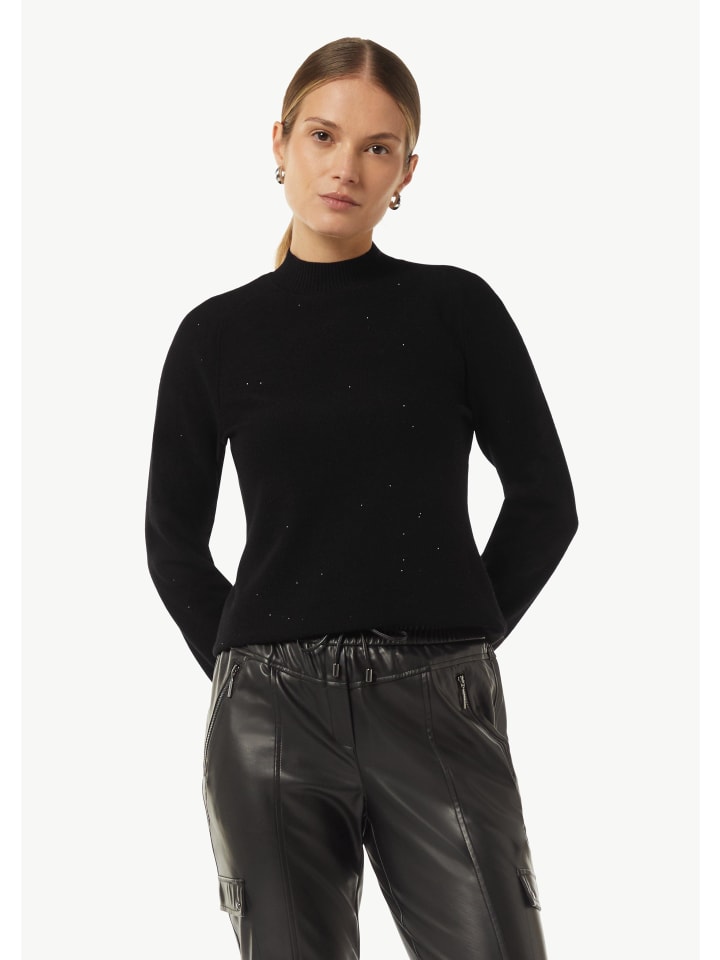 

Пуловер comma Strickpullover langarm, черный