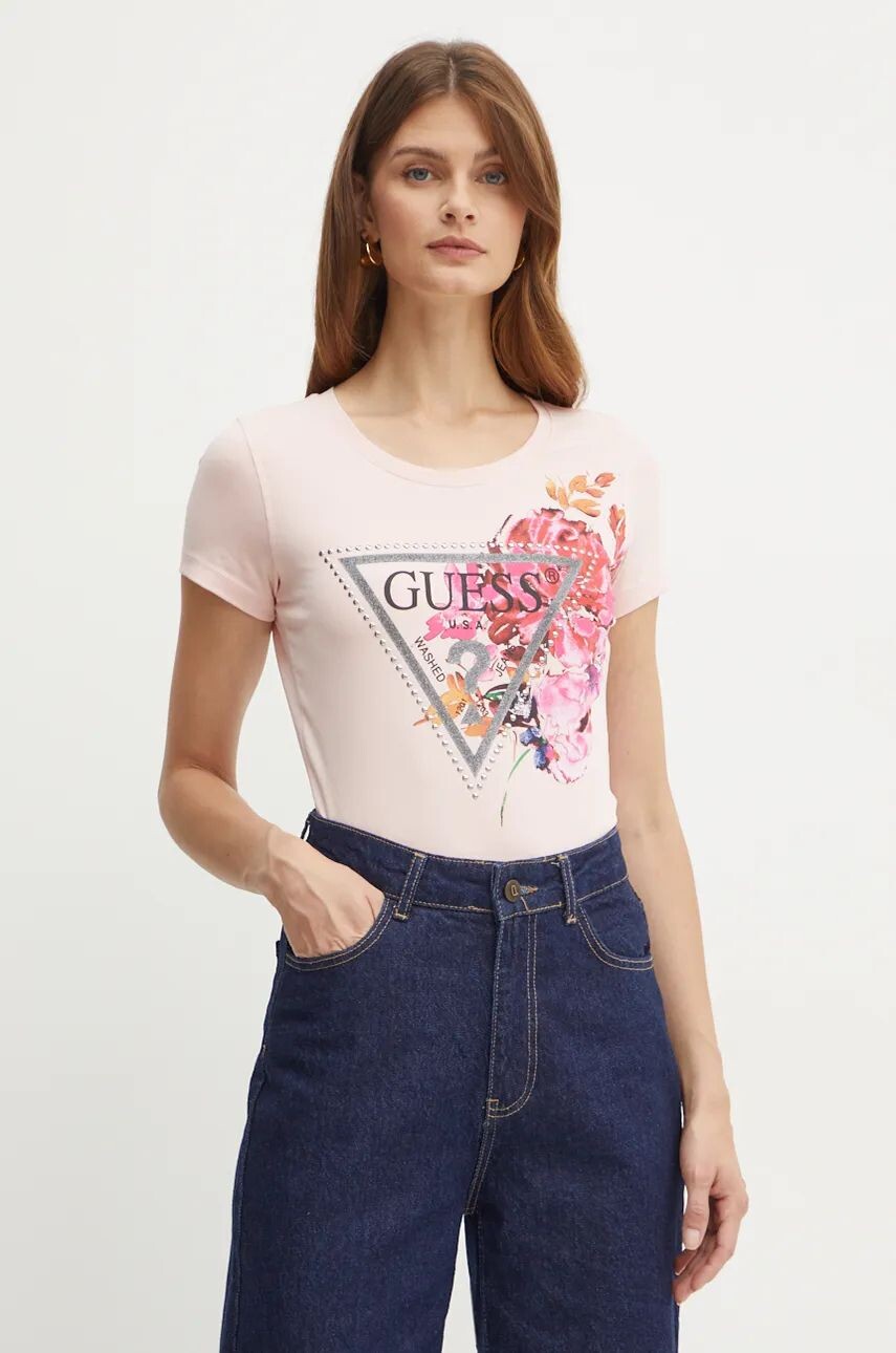 

Guess футболки, розовый