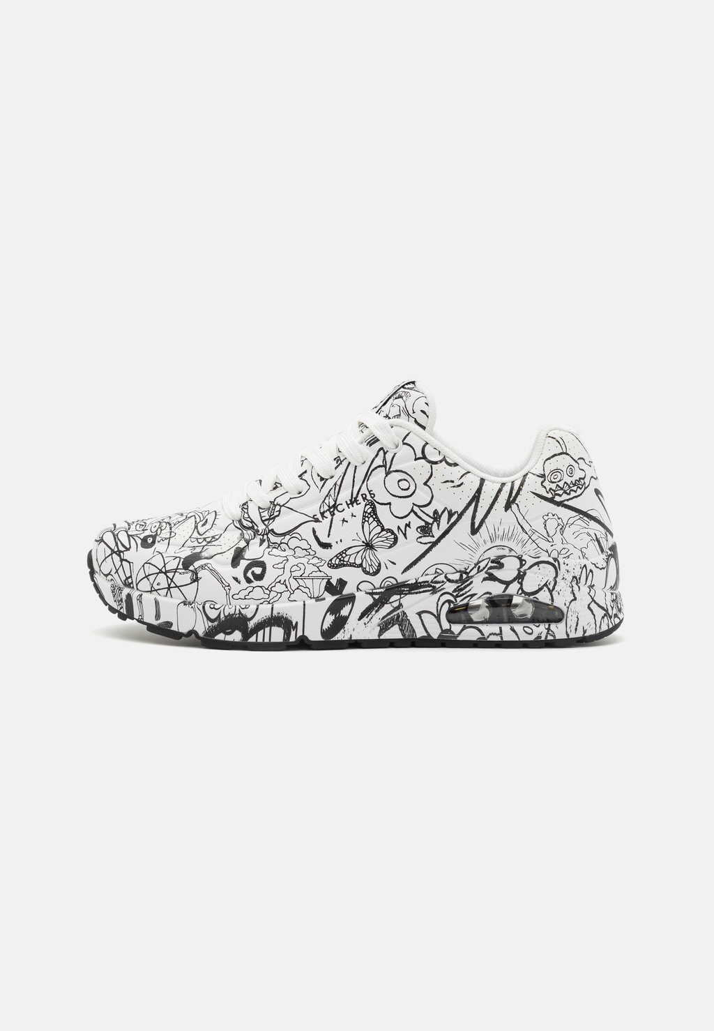 

Кроссовки низкие UNO Skechers Sport, цвет white/black, Серый, Кроссовки низкие UNO Skechers Sport, цвет white/black