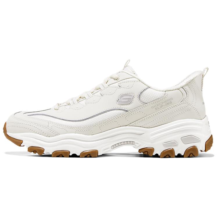 

Skechers DLITES Дышащие кроссовки с низким верхом и массивной подошвой, мужские, цвета слоновой кости