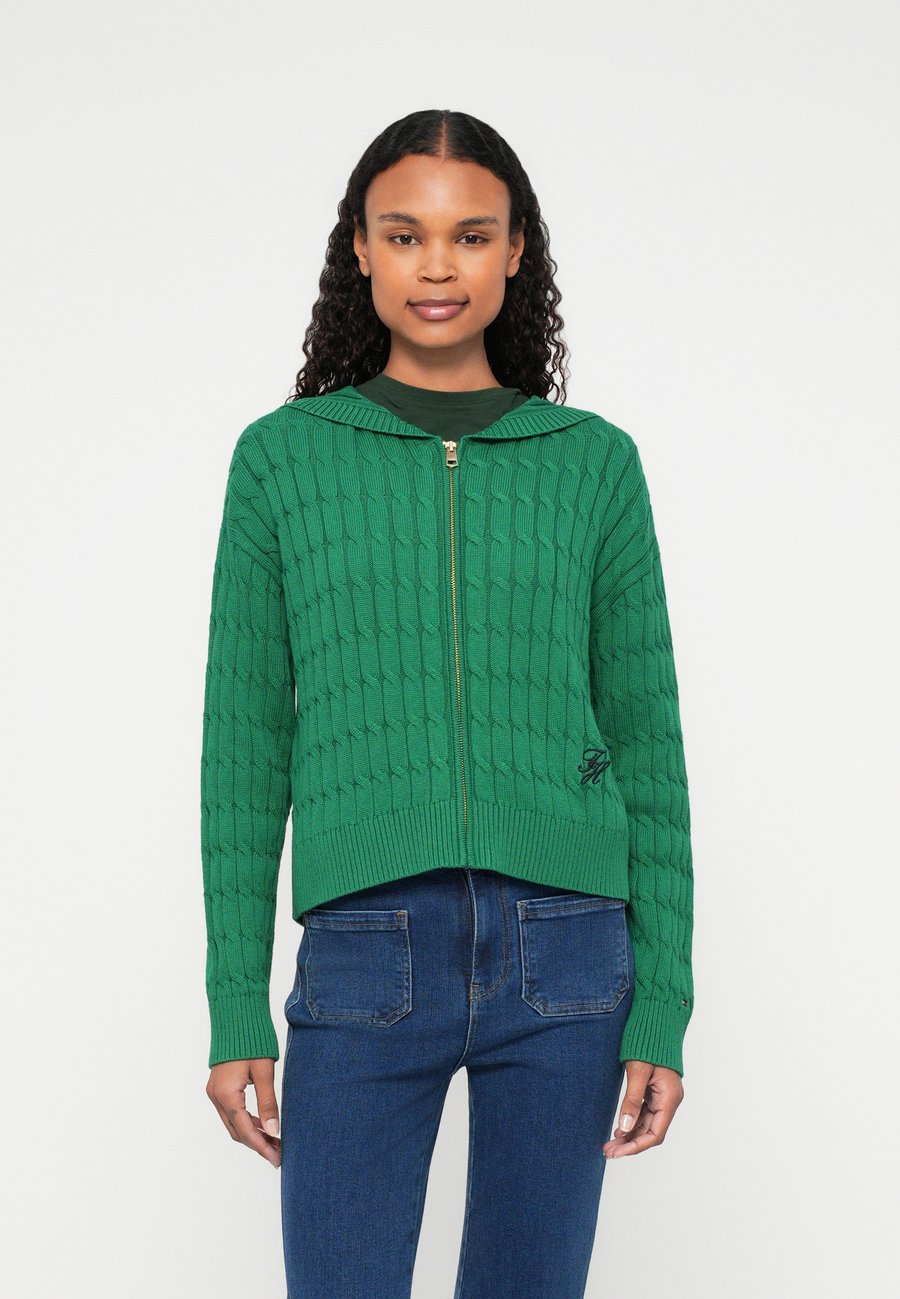 

Толстовка Tommy Hilfiger CABLE ZIP HOODY, Nouveau Green/Green