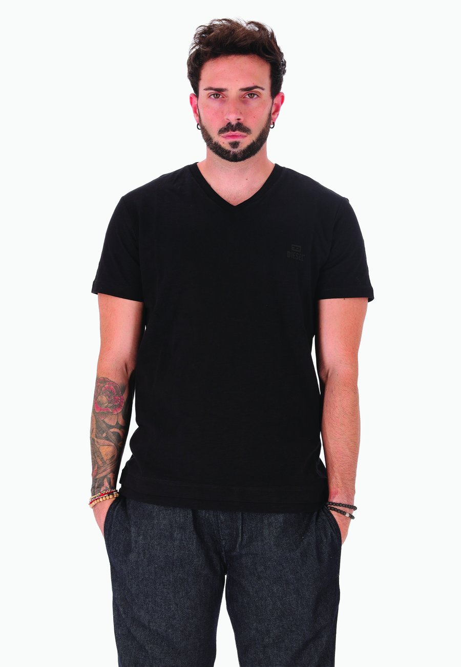 

Футболка Diesel DIESEL TEE, Black, Черный, Футболка Diesel DIESEL TEE, Black