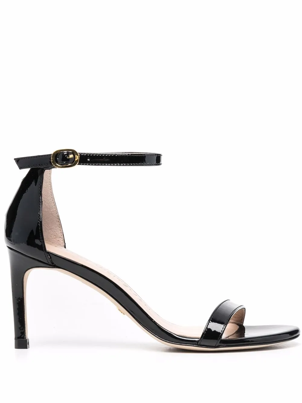 Босоножки с открытым носком Stuart Weitzman, черный