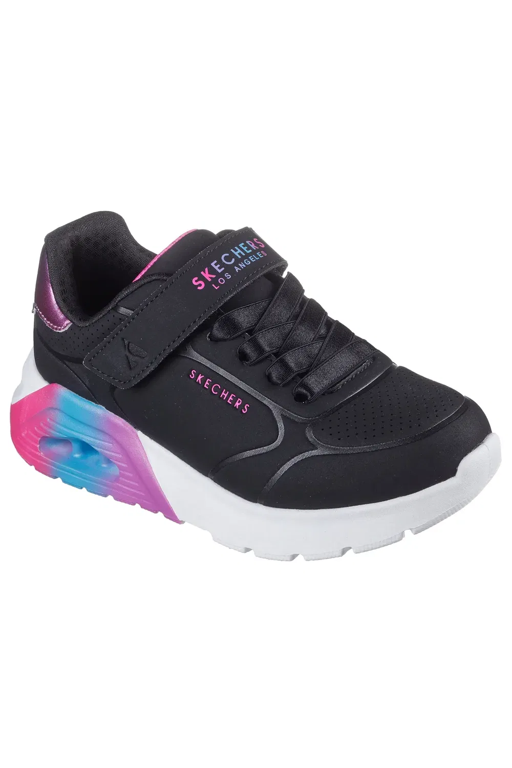 Кроссовки Skechers Uno Lite 2.0 с градиентной пяткой и липучкой Debenhams, черный — фото 4