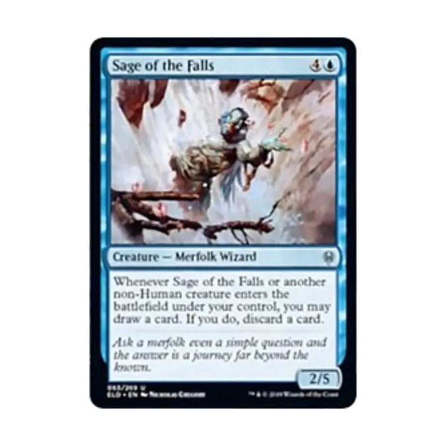 

CCG Мудрец водопада (U), MTG - Throne of Eldraine
