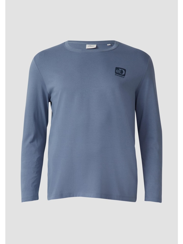 

Футболка цвета 53D2_бледно-голубой s.Oliver, Синий, Футболка цвета 53D2_бледно-голубой s.Oliver