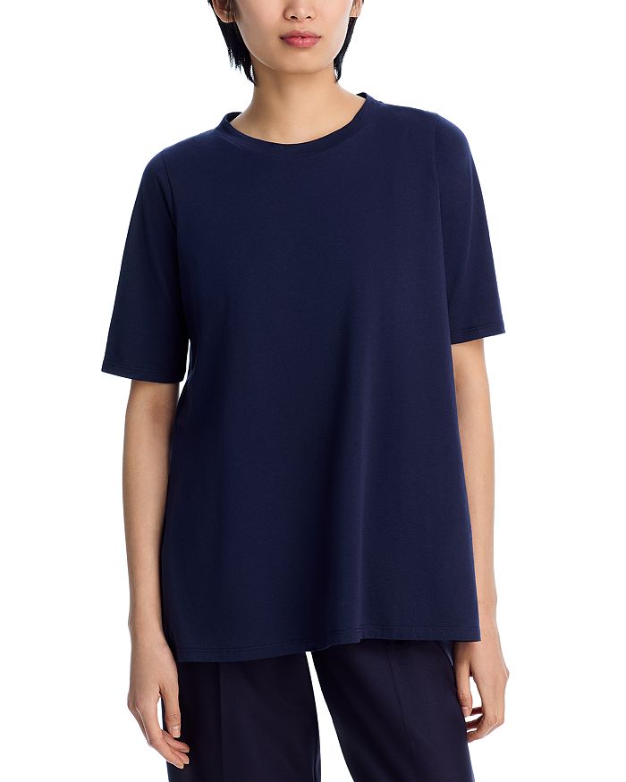 

Туника с круглым вырезом Eileen Fisher, синий