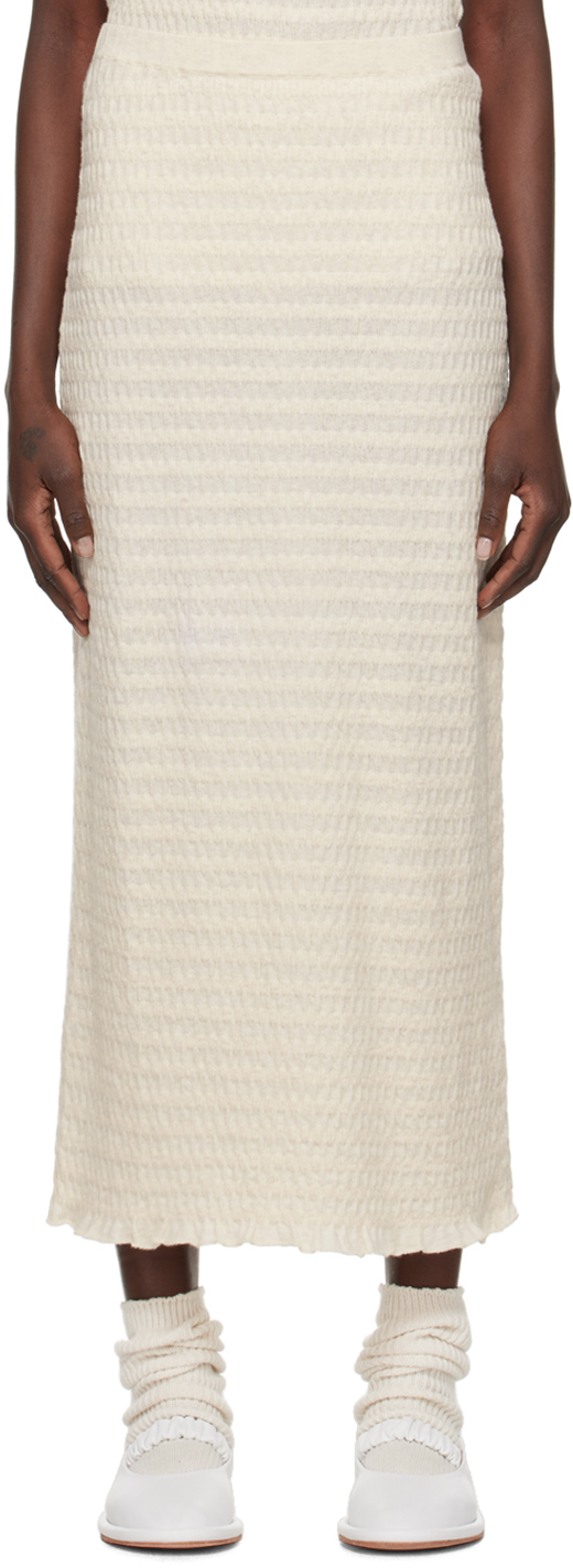 

Юбка макси Off-White Smocked Lauren Manoogian