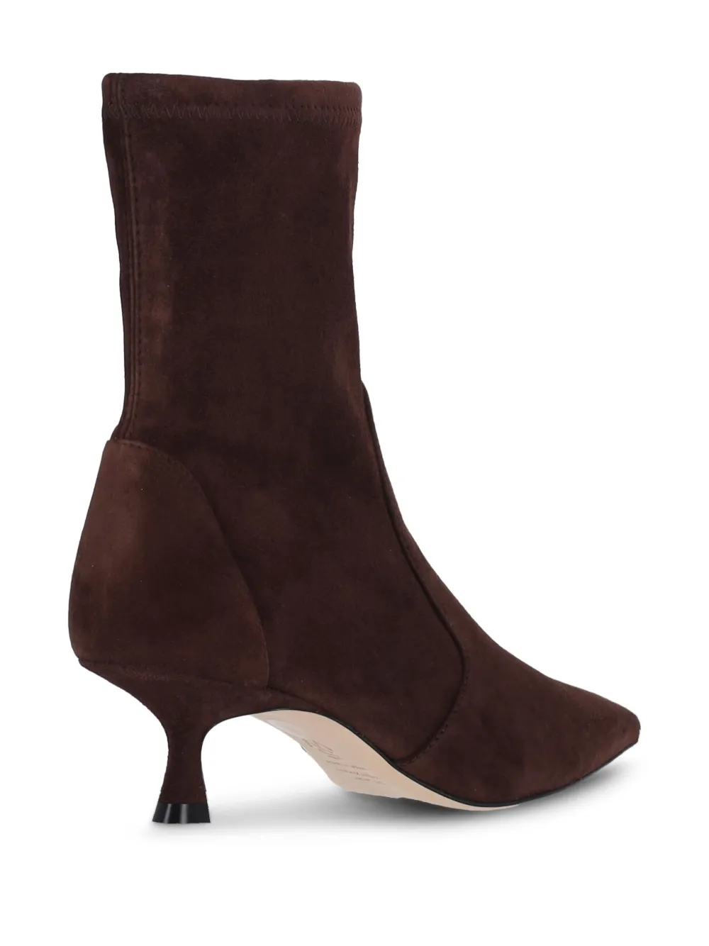 Ботильоны с заостренным носком Stuart Weitzman, коричневый — фото 3