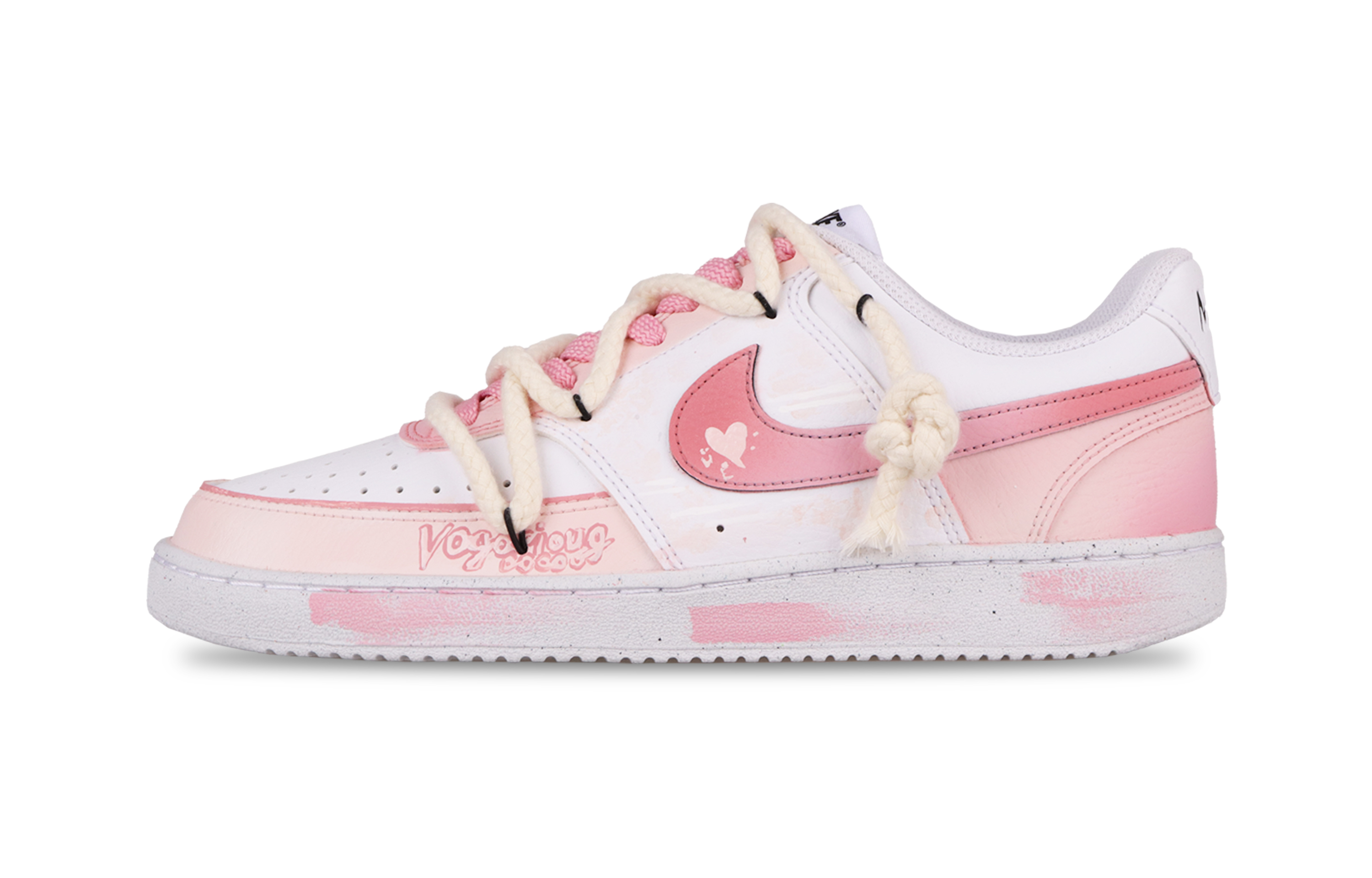 

Nike Кроссовки для скейтбординга Court Vision 1 Sweet Signal, износостойкие, розовые, мужские
