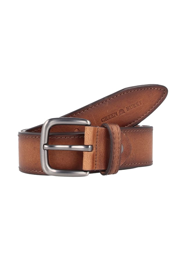 

Кожаный ремень Green Burry, цвет tan