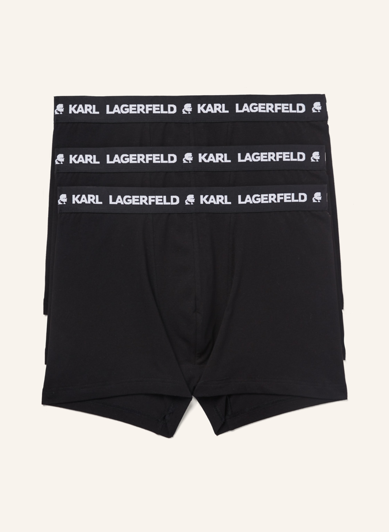 

Комплект из 3 пар трусов-боксеров Karl Lagerfeld, черный
