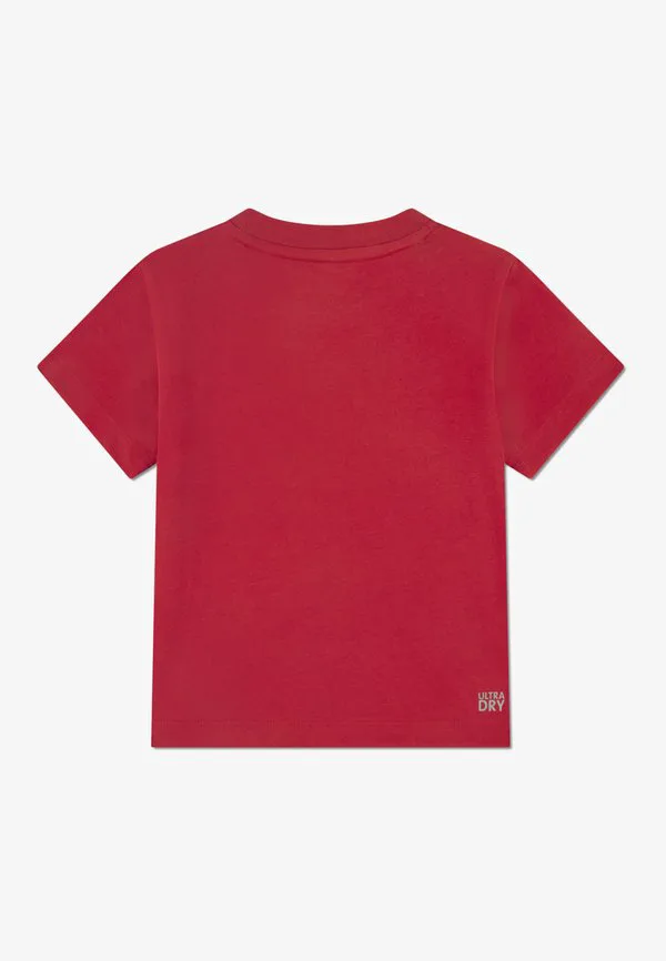 Классическая спортивная футболка с логотипом, унисекс, базовая футболка Lacoste, Red — фото 2