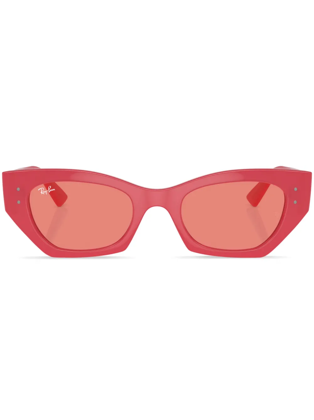

Солнцезащитные очки Zena в геометричной оправе Ray-Ban, красный