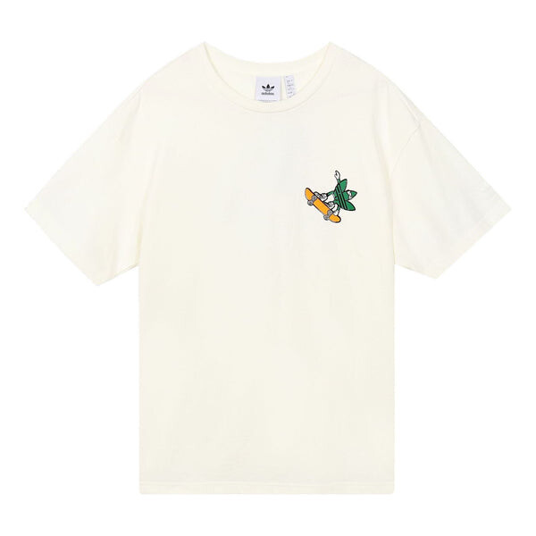 

Футболка adidas originals TFL M1 GRAPHIC TEE 'Beige', белый