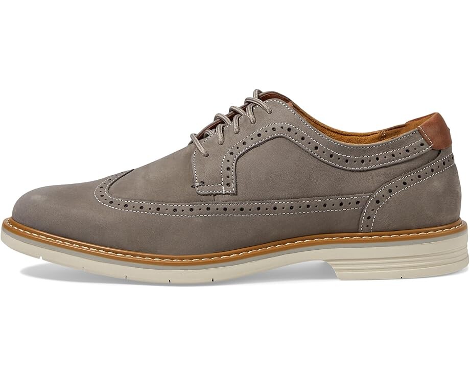 Оксфорды Florsheim Norwalk Wingtip Oxford, цвет Gray Nubuck — фото 4
