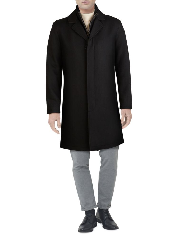 

Классическое пальто с лацканами 2-в-1 Cole Haan, черный