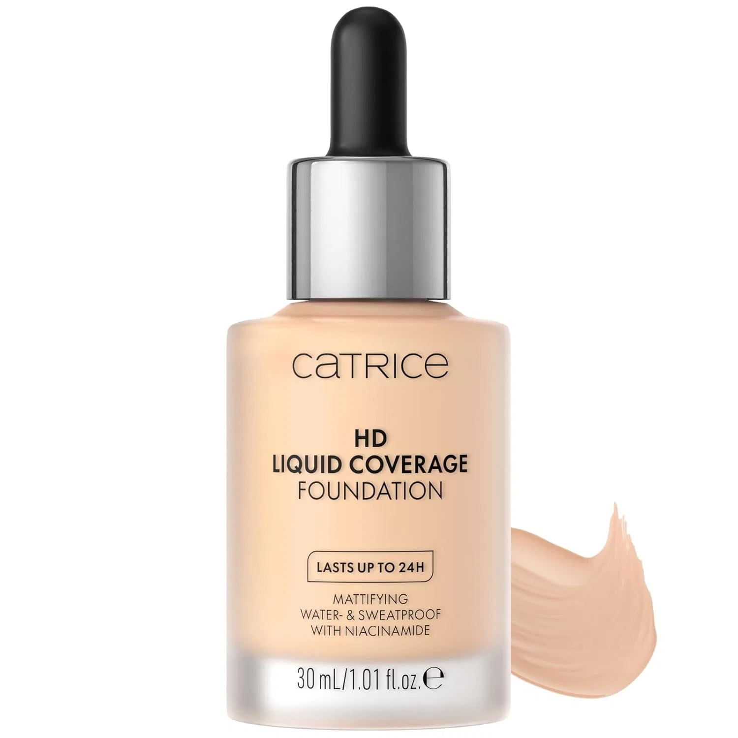 Жидкая тональная основа «HD Liquid Coverage Foundation Make-Up» от Catrice Catrice, 002 Porcelain Beige