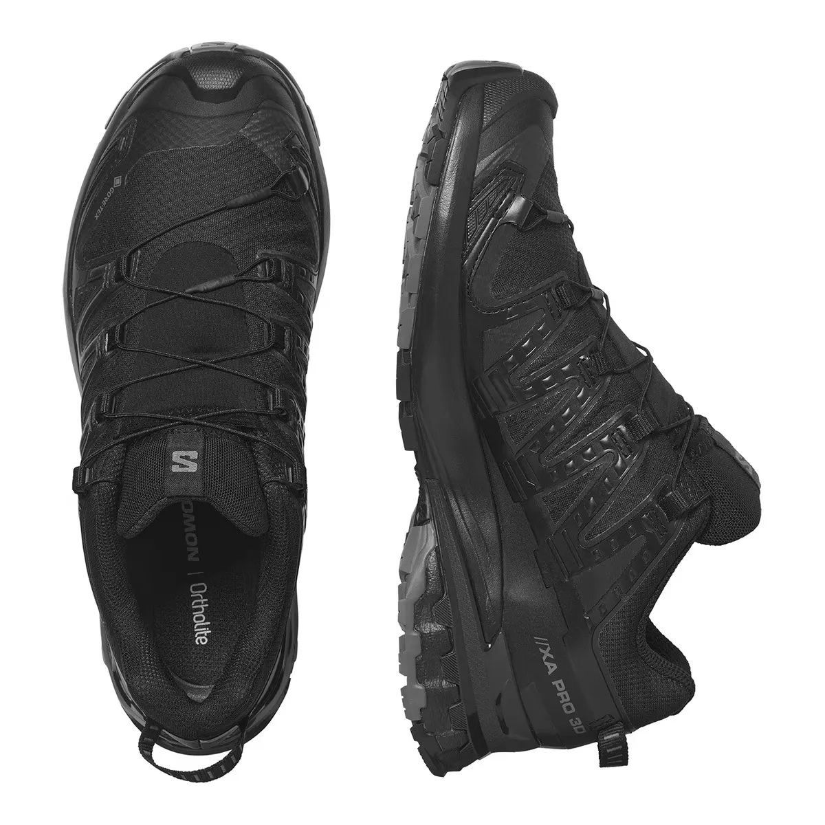 Женские кроссовки для трейлраннинга XA Pro 3D V9 GTX W Salomon, чёрный — фото 2