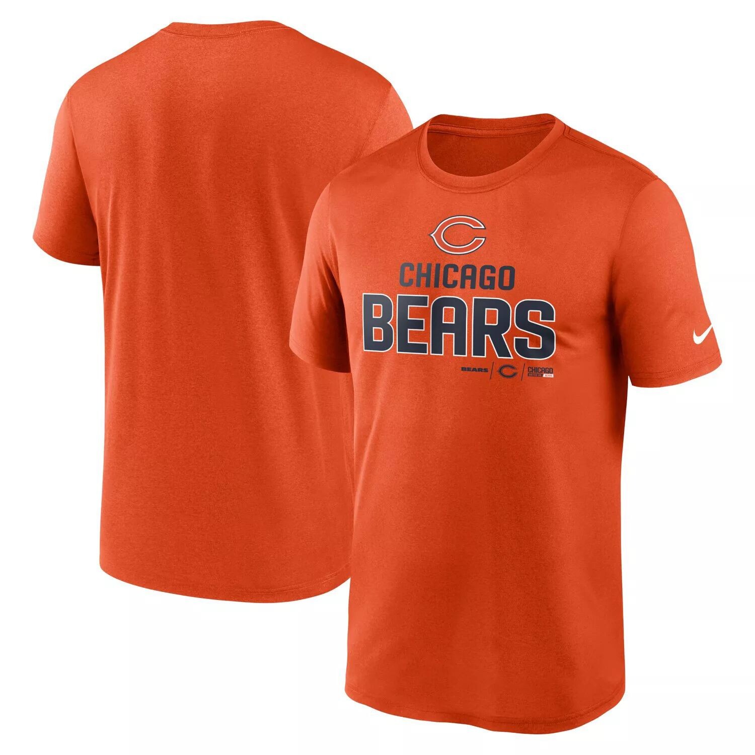 

Мужская оранжевая футболка Chicago Bears Legend Community Performance Nike, Оранжевый, Мужская оранжевая футболка Chicago Bears Legend Community Performance Nike
