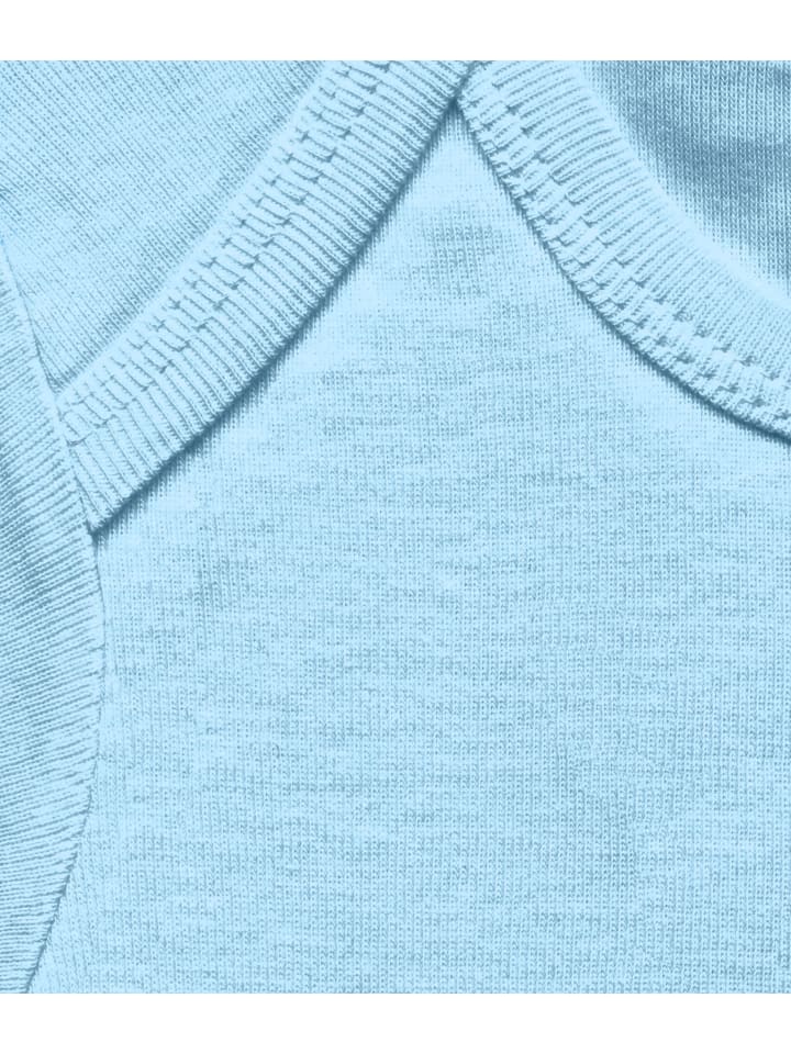 Logoshirt Детский боди "Маленький крот" - принт светло-голубого цвета — фото 3