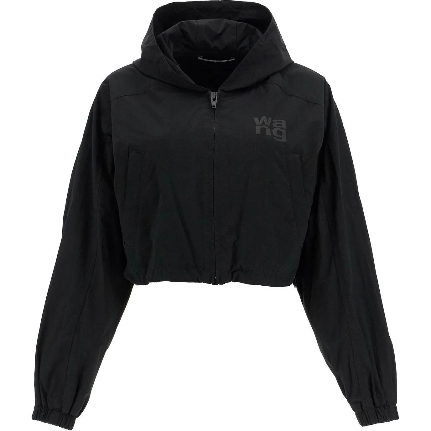 

Alexander Wang Толстовка с капюшоном и принтом логотипа, Black