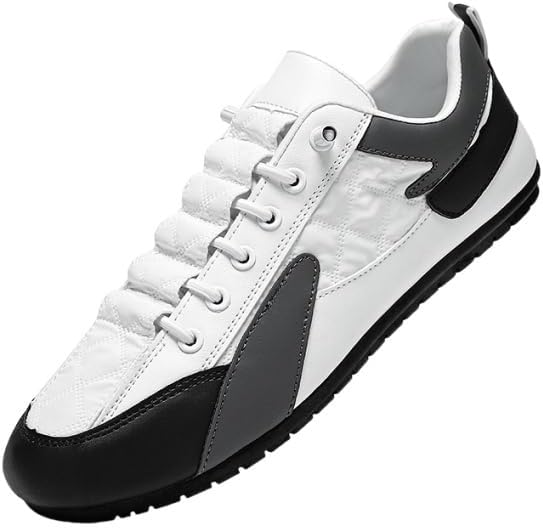 

Мужские модные кеды в стиле колор-блок с регулируемой пряжкой, нескользящие, низкие, для прогулок, бега и путешествий в любое время года, удобные Hhhchpm, белый