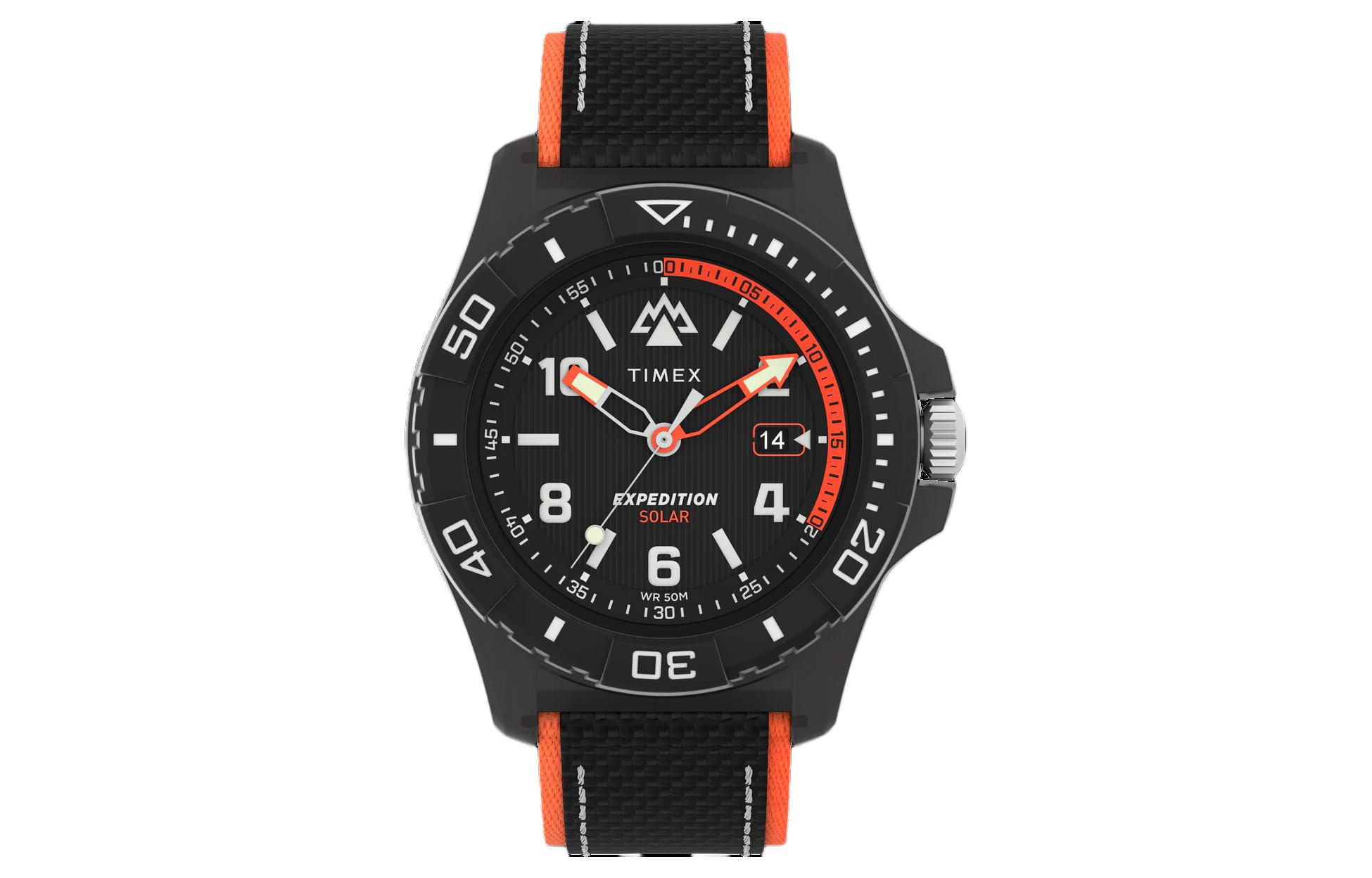 

TIMEX Часы Wrist Watch Quartz Movement PC Plastic Strap 46mm Black Dial Men's Watch, Black Dial