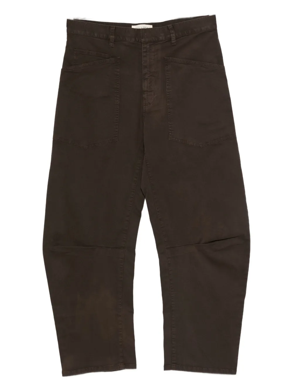 

Брюки Shon свободного кроя (barrel-leg) Nili Lotan, коричневый