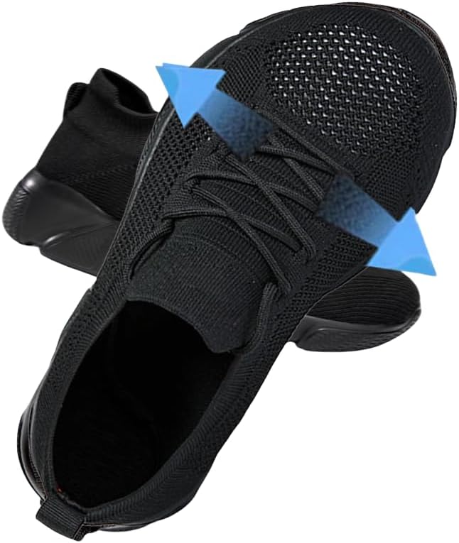 

Большие размеры мужская ортопедическая спортивная обувь для бега, модные кроссовки с широкой носочной частью, сетчатые кроссовки для тренировок и повседневного ношения Hhhchpm, черный