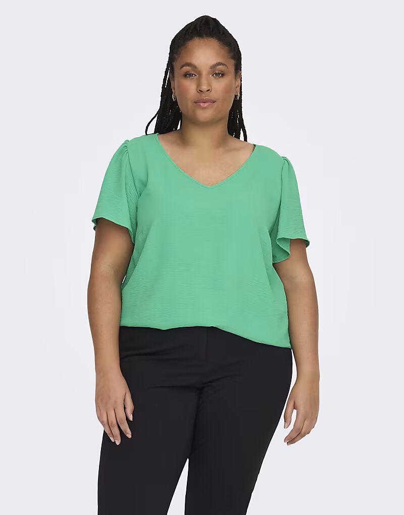 

ONLY Curve Top простого зеленого цвета