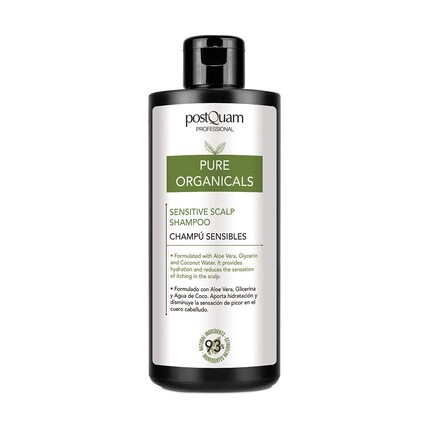 

Organicals Natur Шампунь для чувствительной кожи головы с алоэ вера, глицерином и кокосовой водой 400мл, Postquam