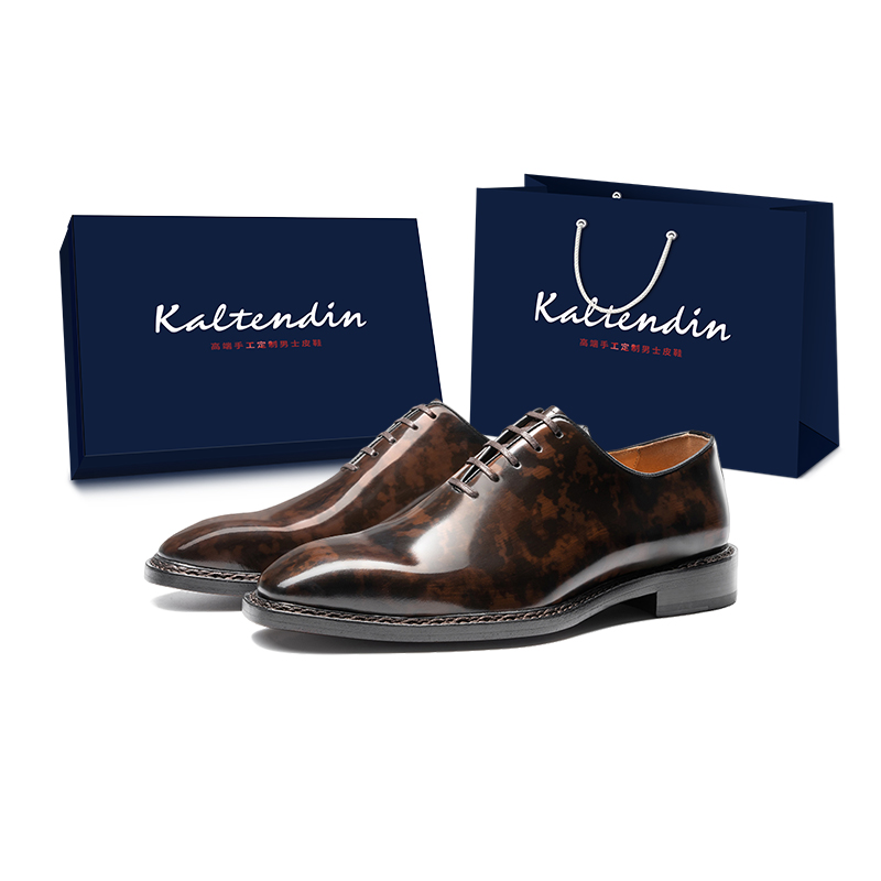 

Kaltendin Коричневые классические туфли для мужчин в коричневой коробке, цвет Brown Box